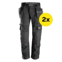 Snickers 2x 6902 FlexiWork Trousers Holster Pockets
