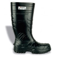 Cofra Safest Black Wellington Boots Black With Composite Toe Caps & Midsole Metal Free Safety Wellingtons - Non Metallic