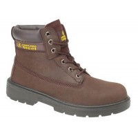 Safety Boots FS113 Safety Boots Brown With Steel Toe Caps & Midsole Sizes 6-15