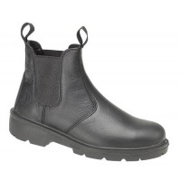 SAF Amblers FS116 Dealer Safety Boots Black With Steel Toe Cap & Midsole Sizes 4-15